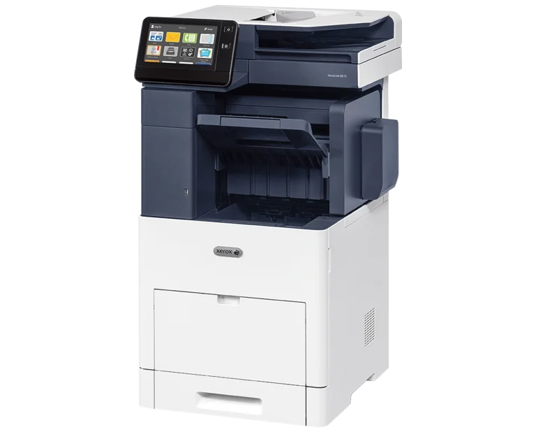 High-performance Xerox multifunction printer available for commercial copier rental in Houston 77056, serving the Galleria, Uptown, and Post Oak business corridors.